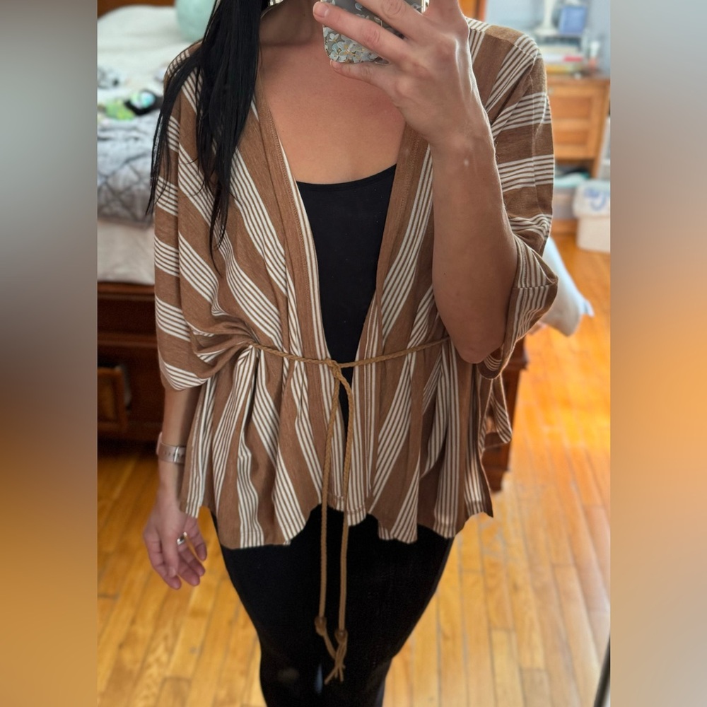Living Doll poncho with rope tie